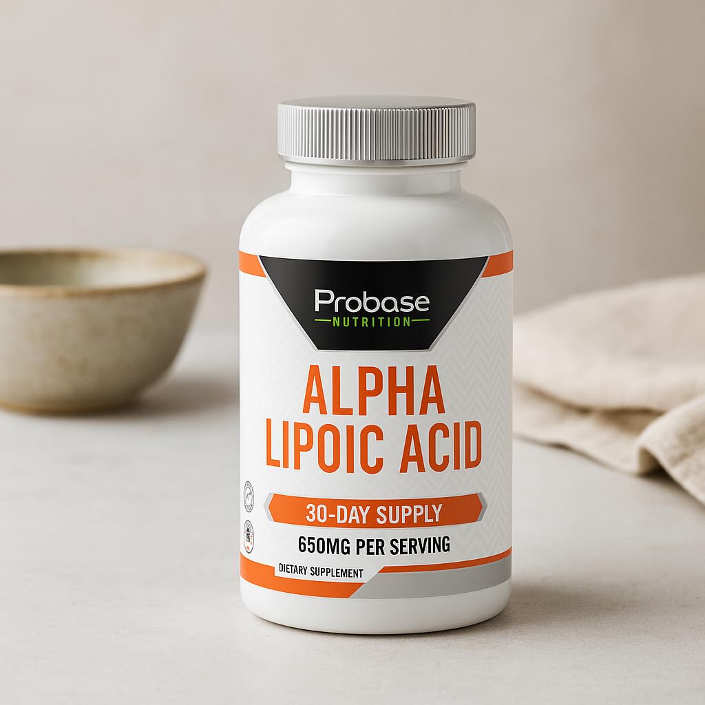 Probase Nutrition Alpha Lipoic Acid (ALA) 60 Capsules 30-Day Supply