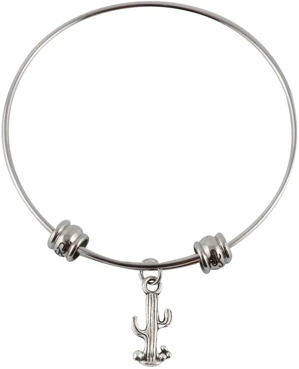 Cactus Bracelet Bangle Jewelry Cacti Charm Stuff Gifts for Women Teen Men Arizona Cactus Succulent Decor - Gifts for You 'n Me