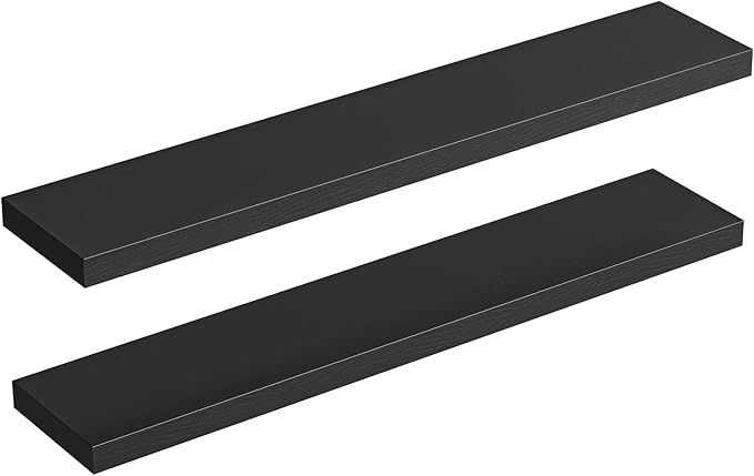 HOOBRO Floating Shelves for Wall, Wall Mounted Shelf Set of 2, 47.2