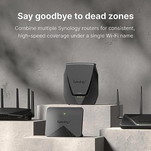 Synology Dual-Band Wi-Fi 6 Router with 2.5Gbps Support and Configurable WAN/LAN - Gifts for You 'n Me