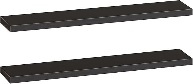 HOOBRO Floating Shelves for Wall, Wall Mounted Shelf Set of 2, 55