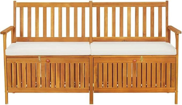 vidaXL Patio Storage Bench 58.3