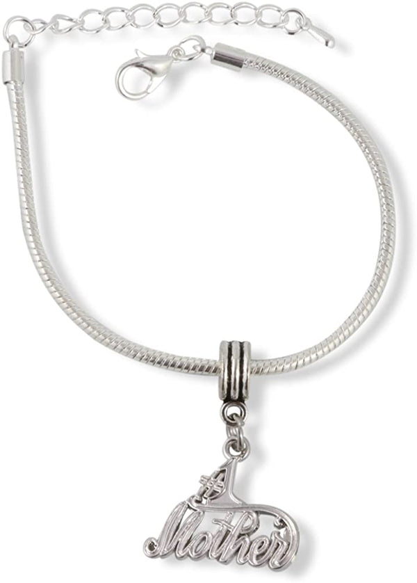 #1 Mother Snake Chain Charm Bracelet - Gifts for You 'n Me