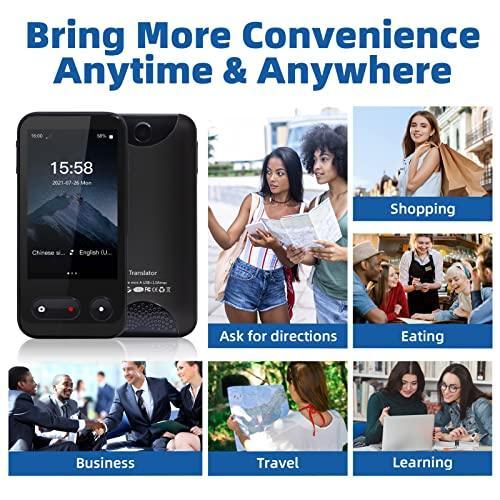 Instant Two-Way 138 LANGUAGE TRANSLATOR with SIM, Bluetooth & WiFi - Gifts for You 'n Me