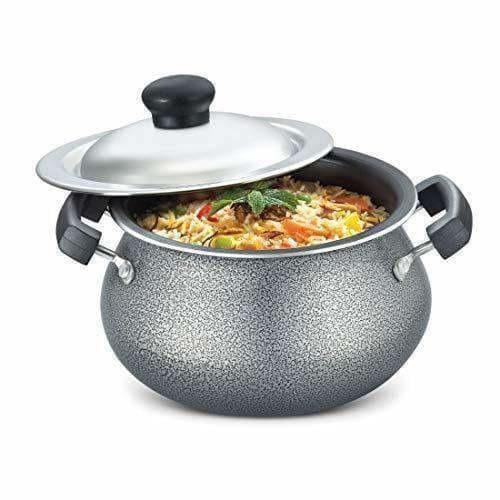 Prestige Omega Handi with Lid  Black