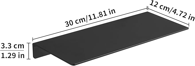 JOOM Metal Floating Shelf, 12