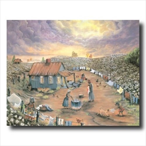 African American Wall Art – Laundry Day 16x20 Art Print | Vivid Home Decor