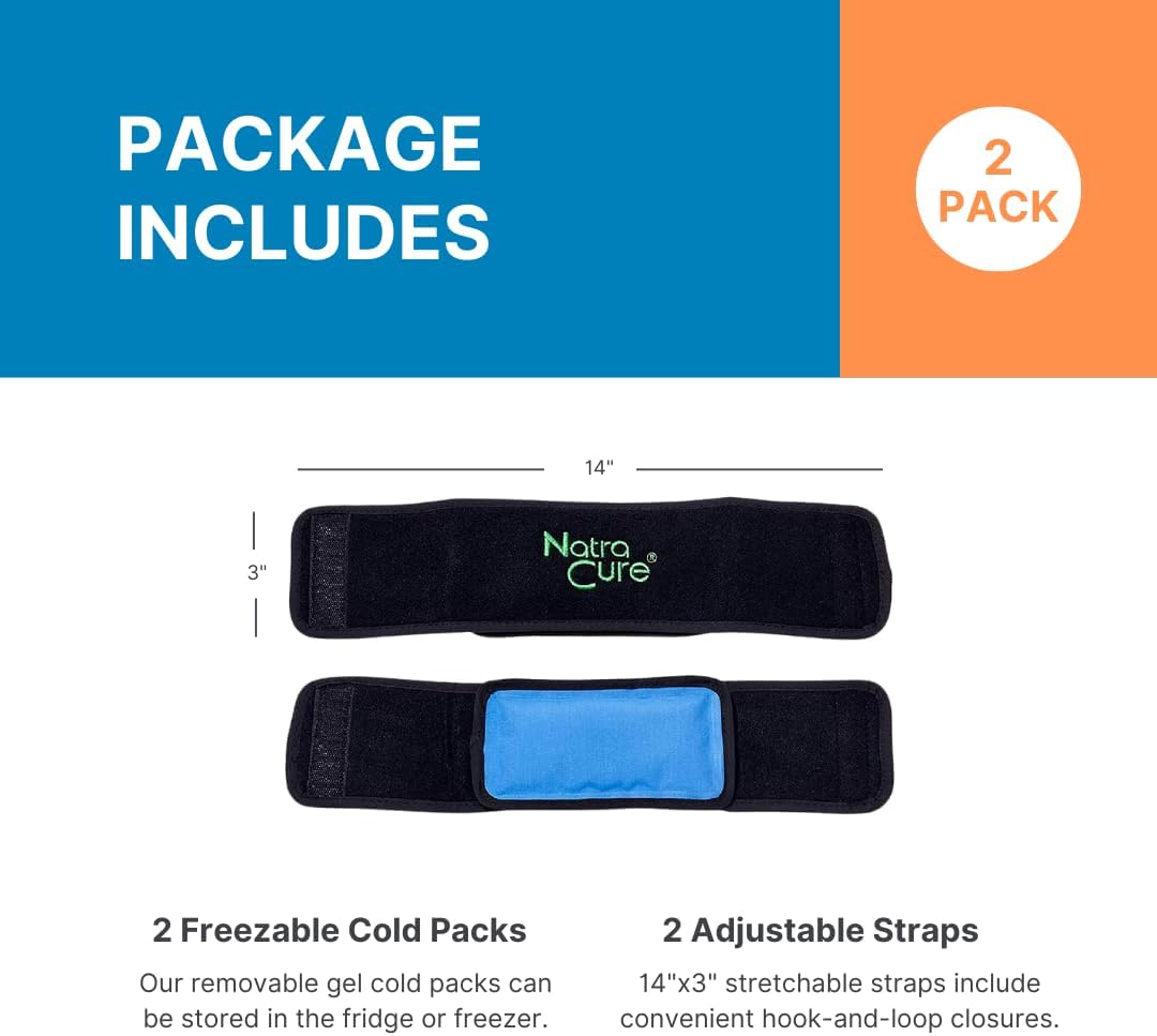 NatraCure Cold Therapy Wrap (Regular) with 14