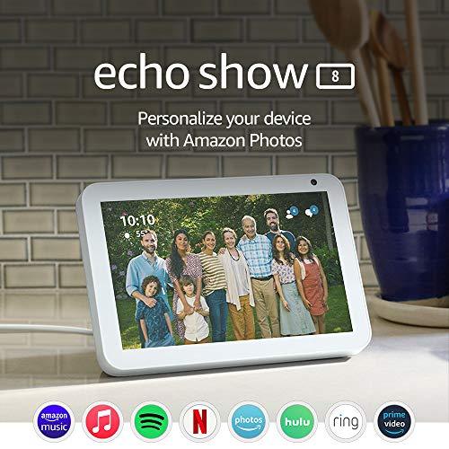 Echo Show 8 HD Smart Display with Alexa for Video Calling - Gifts for You 'n Me