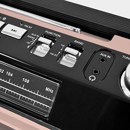 Studebaker 80's Retro Street Bluetooth Boombox with Radio, CD Player - Gifts for You 'n Me