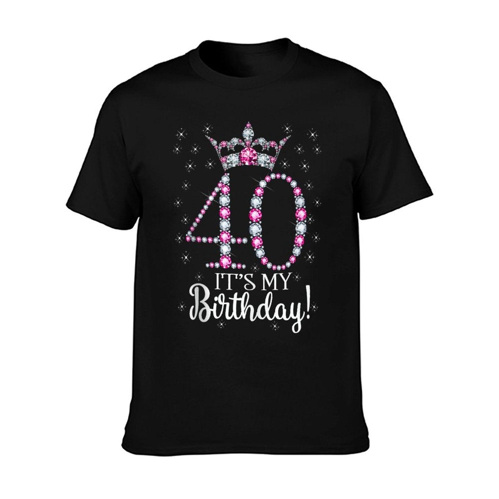 40 It's My Birthday 1982 40Th Birthday Gift For Womens Comfortable T-Shirt