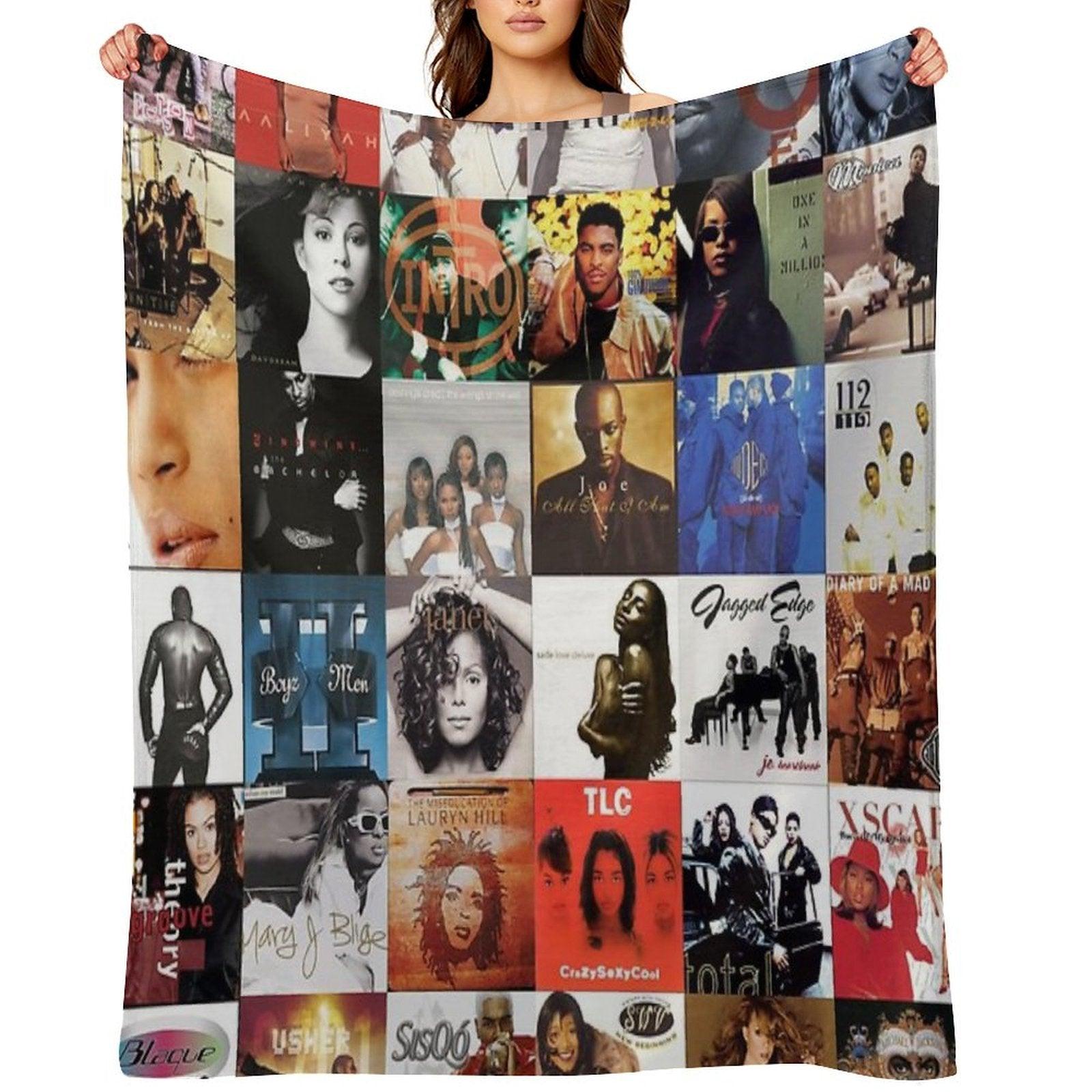 HISTORY 90s RNB - HOME DECOR Throw Blanket