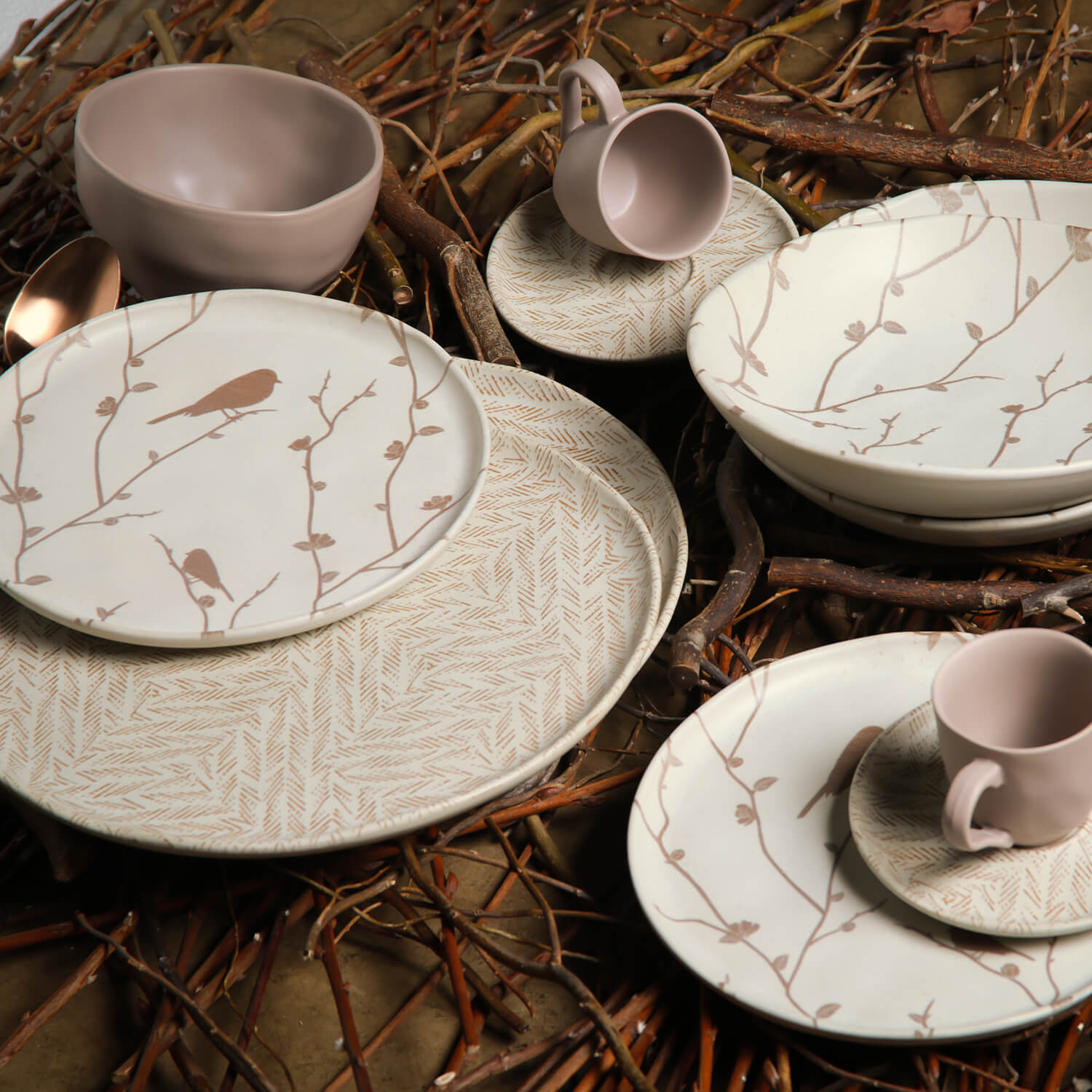 Coffee Cup & Saucer Set of 6