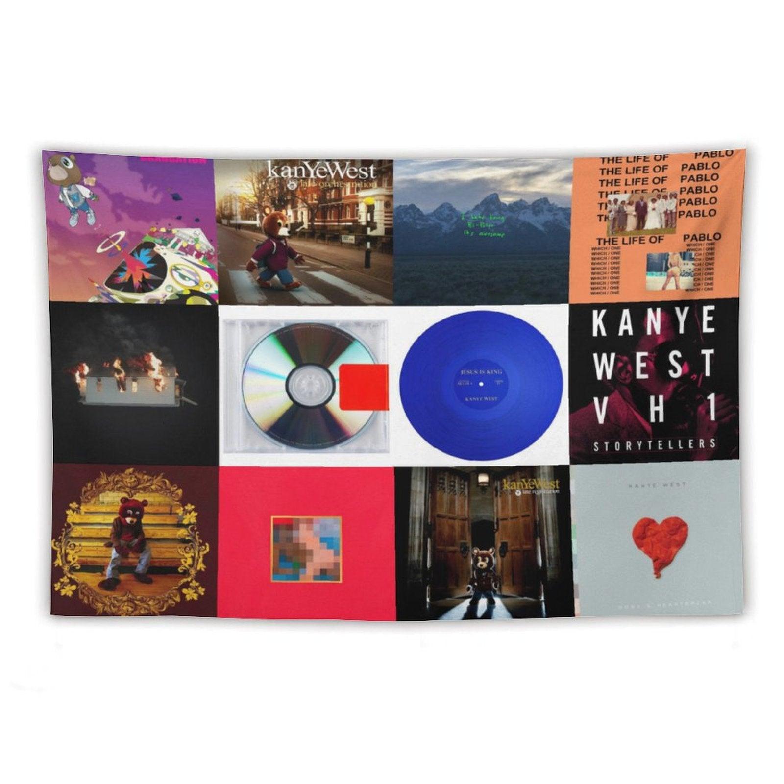 Kanye Albums Cover Tapestry