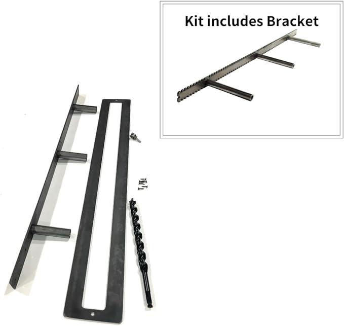 Floating Shelf Brackets - Sheppard Brackets - Easy Install - Heavy Duty (34 inch Build Kit)