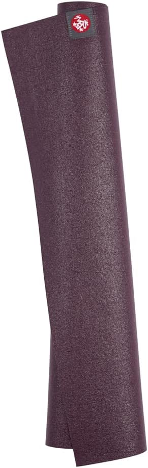 Manduka eKO SuperLite Yoga Mat - 1.5mm Natural Rubber | Foldable & Travel Friendly | Soft Textured Surface | Eco-friendly