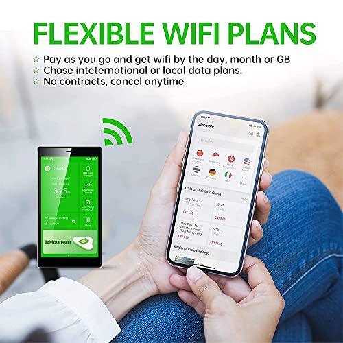 GlocalMe 4G LTE Portable WI-Fi Hotspot Portable, Works Worldwide Without SIM - Gifts for You 'n Me