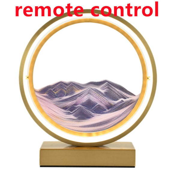 Creative Fashion Romantic Simple Bedroom Quicksand Table Lamp Decorbites