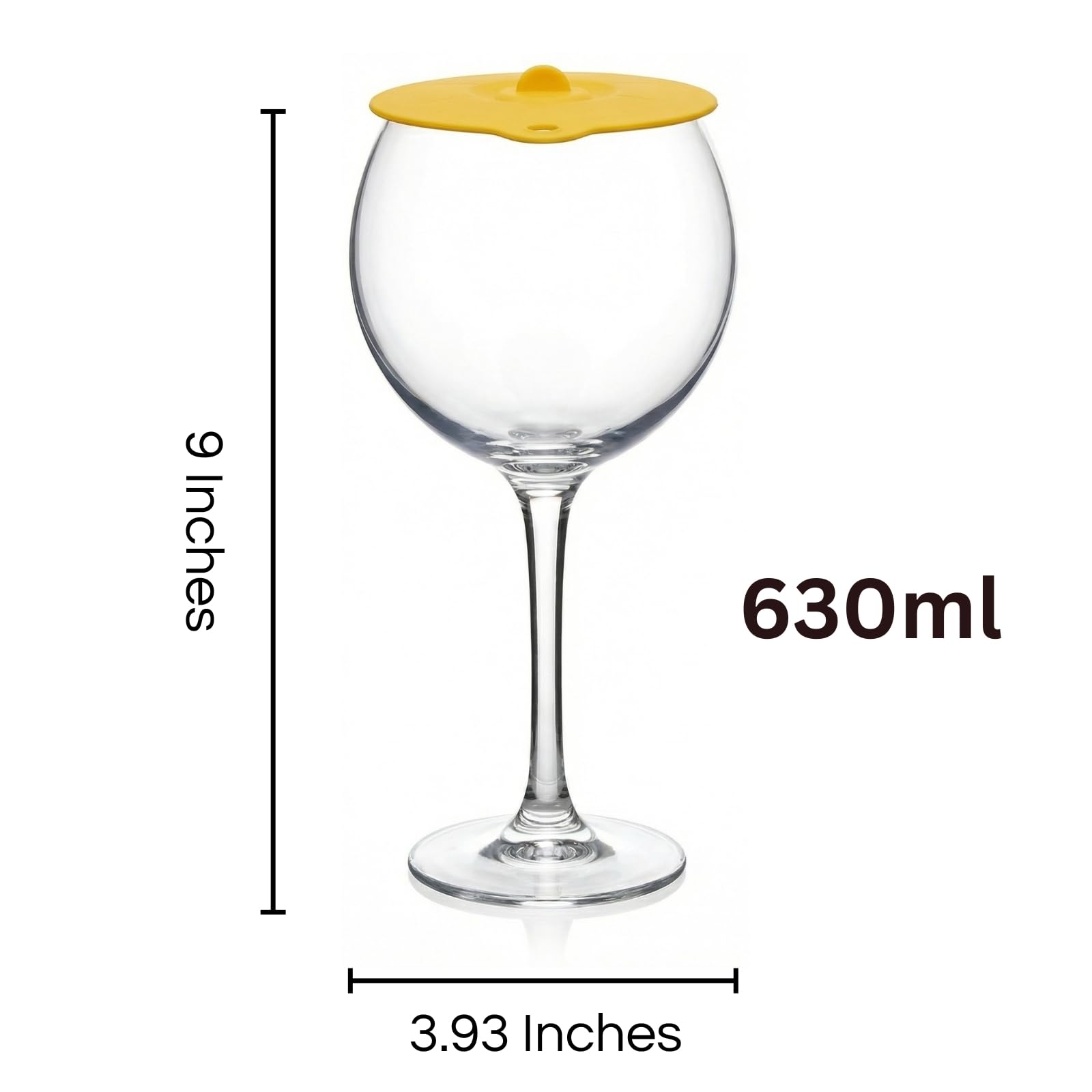 Floating Wine Glasses for Pool with Lids (Set of 4) – 21oz