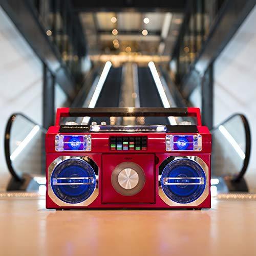 Studebaker 80's Retro Street Bluetooth Boombox with Radio, CD Player - Gifts for You 'n Me