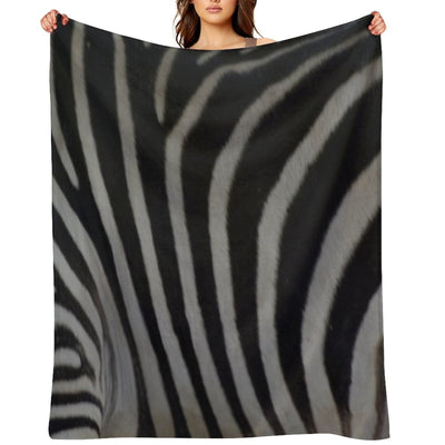 Zebra Stripes Eco-conscious Throw Blanket