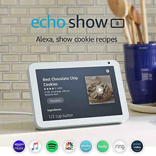Echo Show 8 HD Smart Display with Alexa for Video Calling - Gifts for You 'n Me