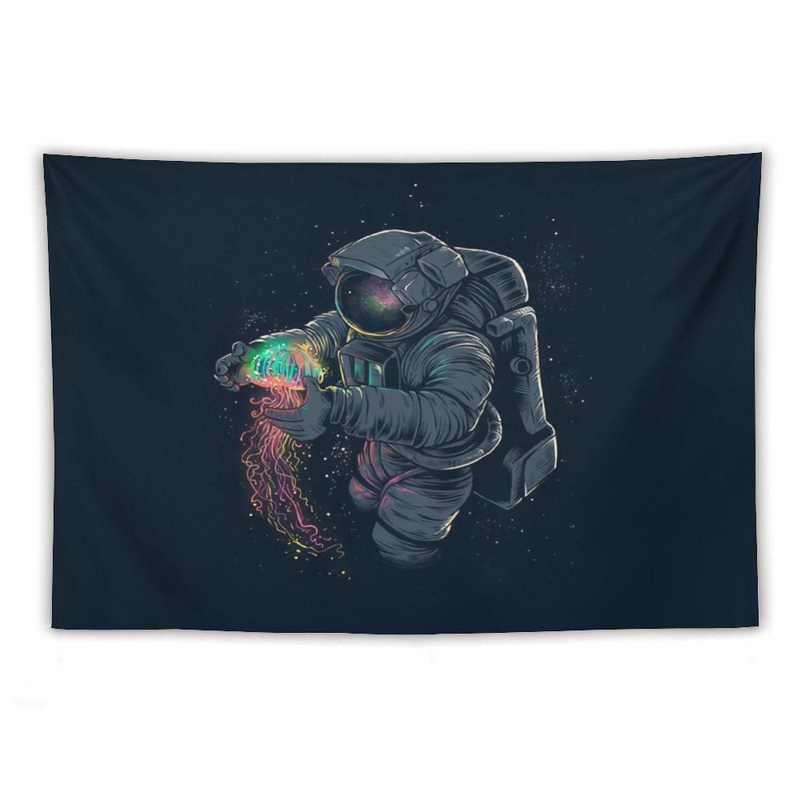Astronaut Jellyspace Tapestry
