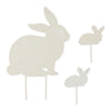 RABBIT FAMILY GARDEN STAKE