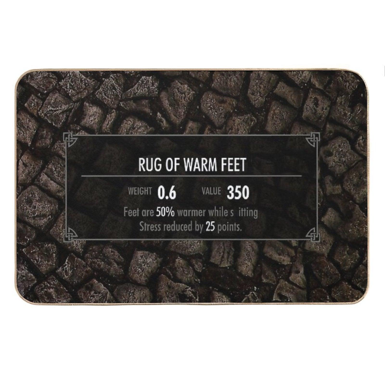 Skyrim Elder Scrolls - Bathroom Toilet Floor Rug Equipment Bath Mat