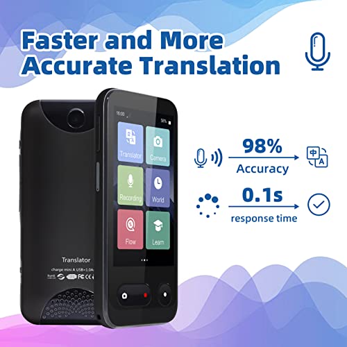Instant Two-Way 138 LANGUAGE TRANSLATOR with SIM, Bluetooth & WiFi