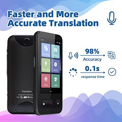 Instant Two-Way 138 LANGUAGE TRANSLATOR with SIM, Bluetooth & WiFi - Gifts for You 'n Me