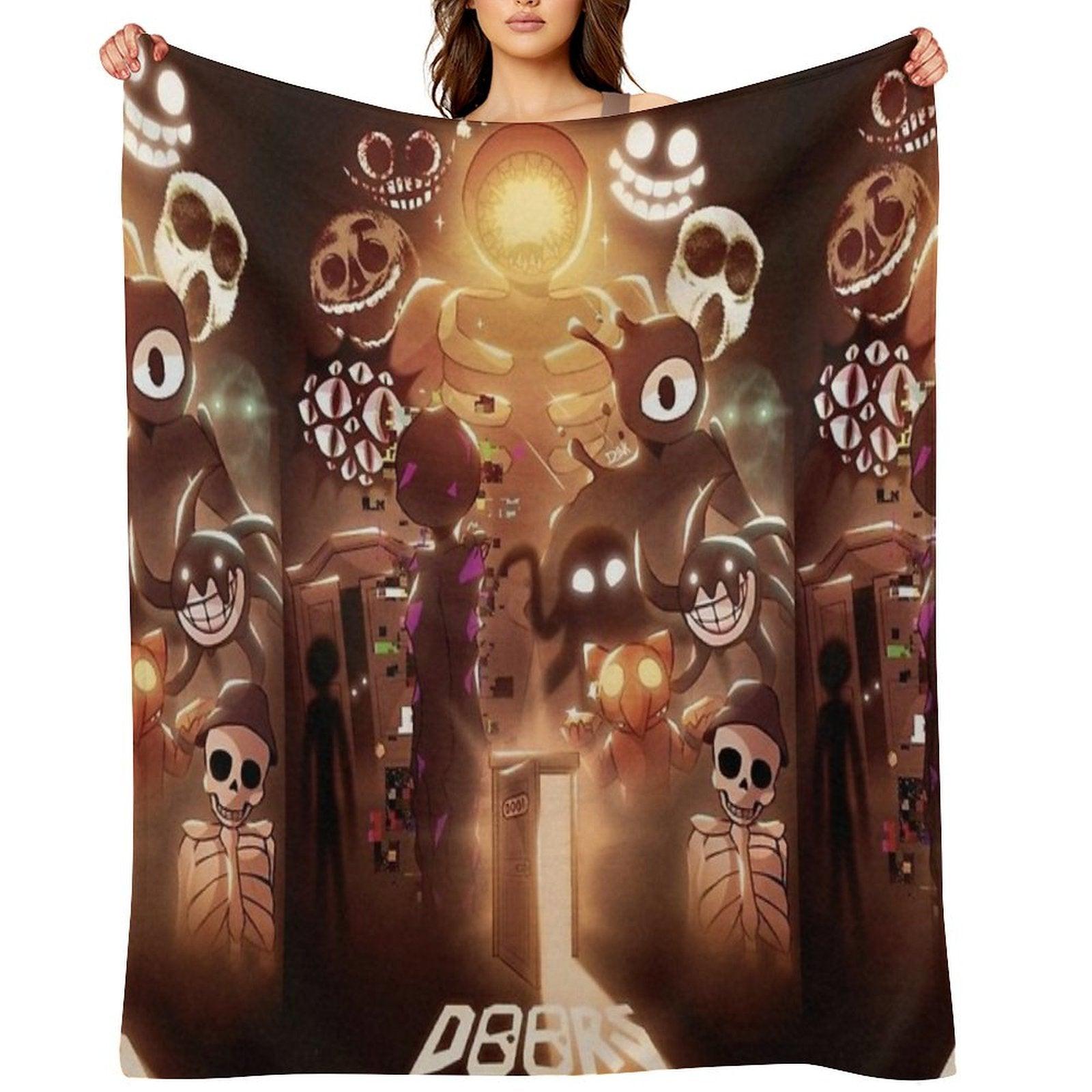 Roblox Doors,  All Team Throw Blanket