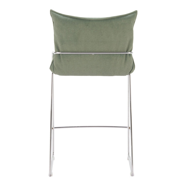 Pola Counter Stool Green