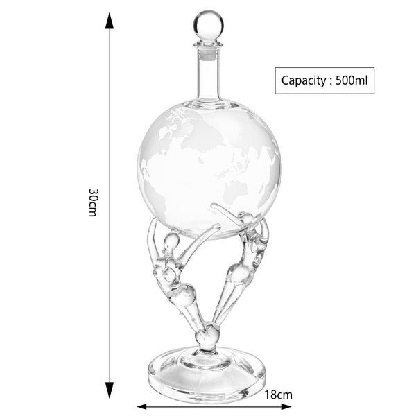 Love Crystal Decanter, For Wine & Whiskey The Wine Savant - 12
