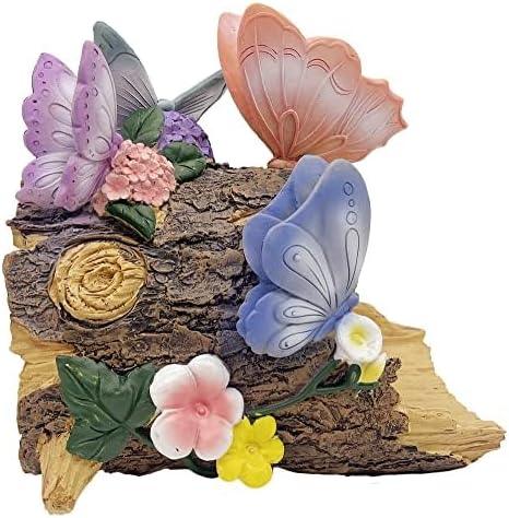 Butterfly Statues Garden Decoration Gutter Downspout Extension Statues,Resin Statue Outdoor Decor,Animal Downspout Diverter,Decorative Gutter Extension,3