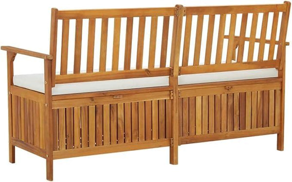 vidaXL Patio Storage Bench 58.3