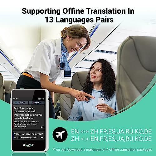 Fluentalk T1 Mini Instant Voice Language Translator - Gifts for You 'n Me