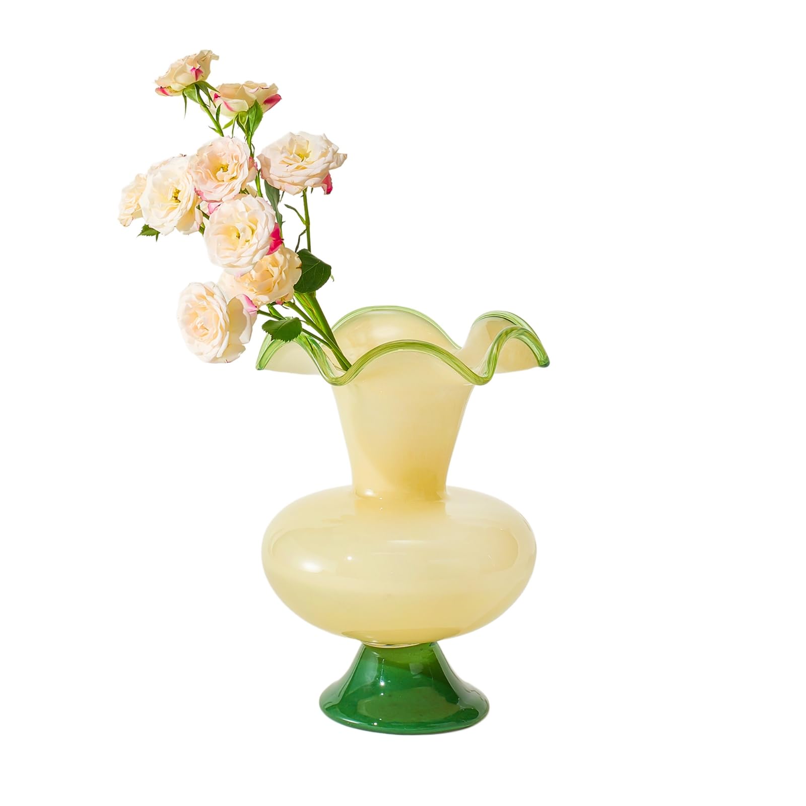 Glass Meadow Hand-Blown Glass Flower Vase  Décor - 11