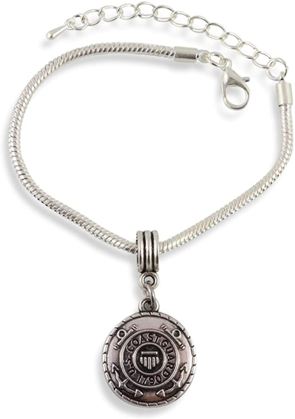 Coast Guard Bracelet | 1790 Stainless Steel Snake Chain