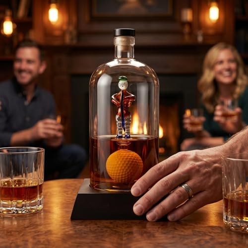 Golfer Decanter Whiskey Decanter - The Wine Savant (750ml Decanter)
