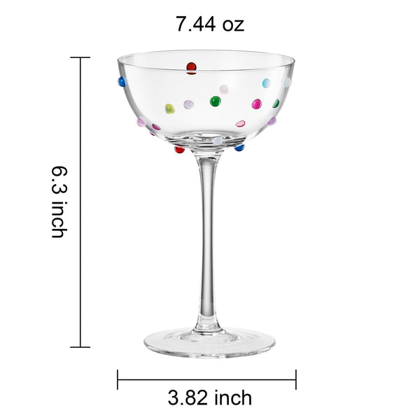 Khen Confetti Coupe - Set of 2