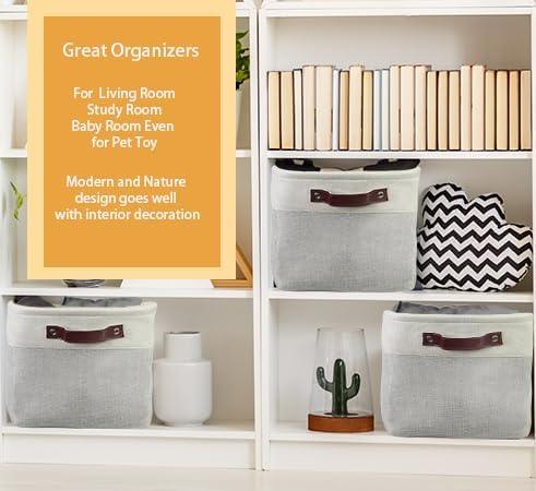 SIMPLE HOUSEWARE Large Fabric Storage Bin, 15