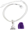 I Love Judo Snake Chain Charm Bracelet
