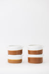 Waylon Soup Bowl - Brown/White - Set of 4
