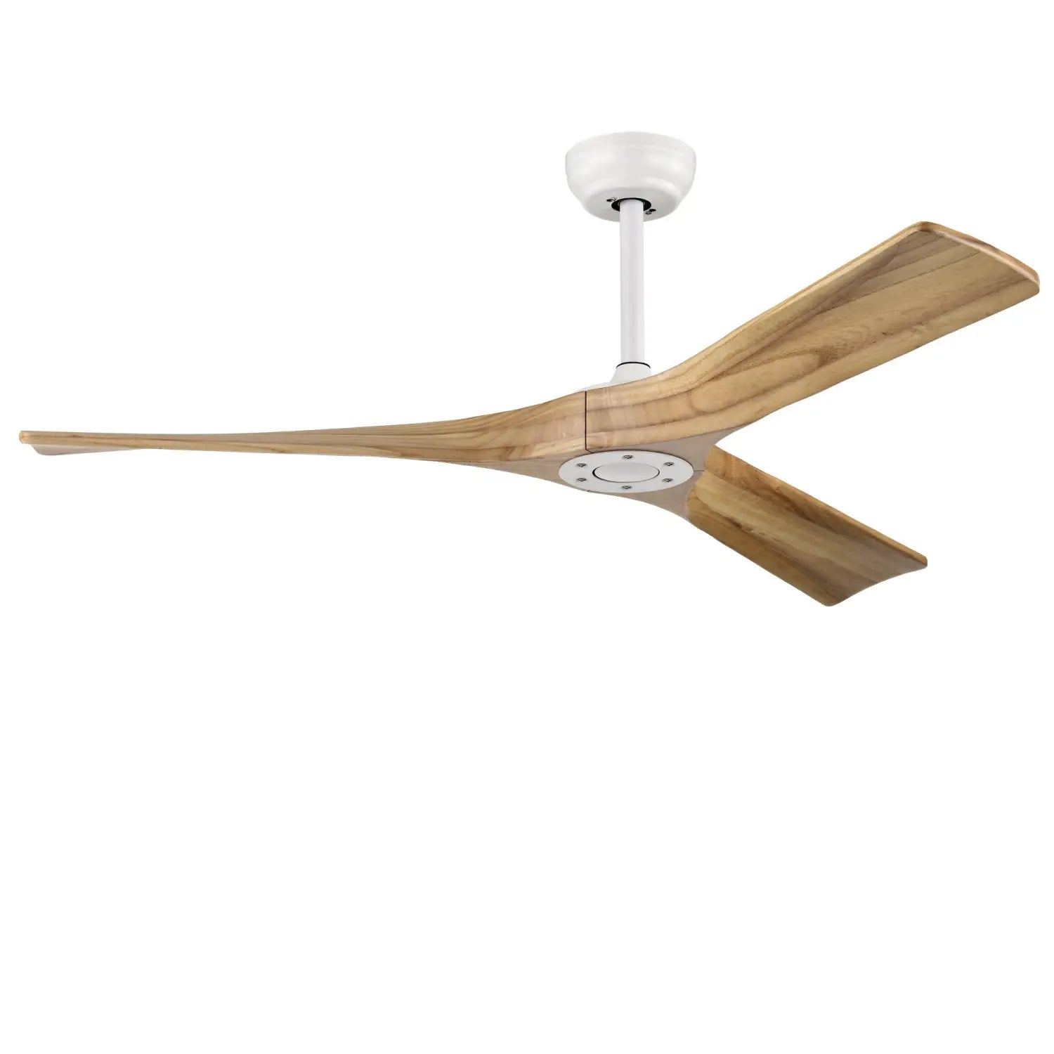 52” Ceiling Fan with Remote, Reversible DC Motor, 3 Wood Blades