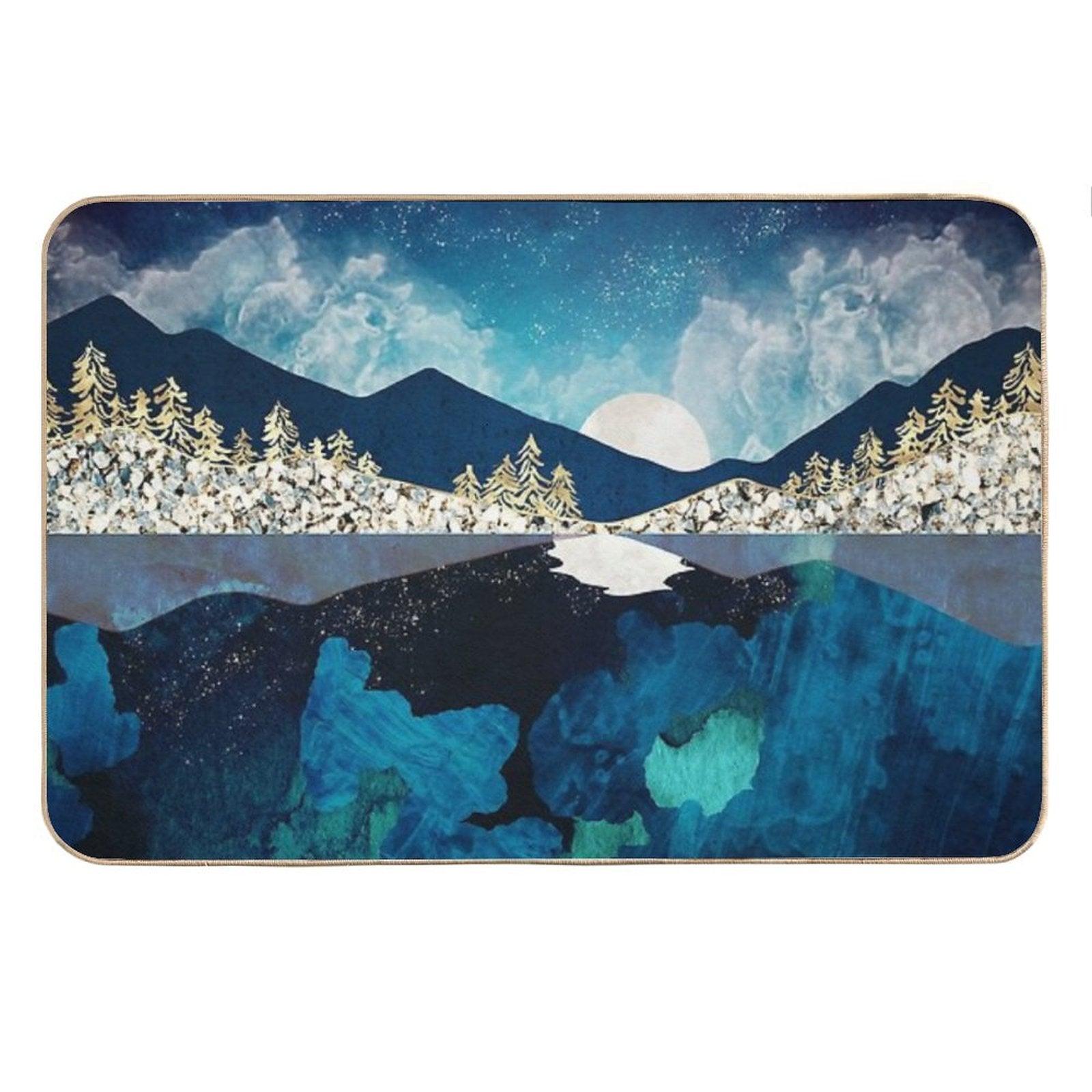Midnight Water Bath Mat