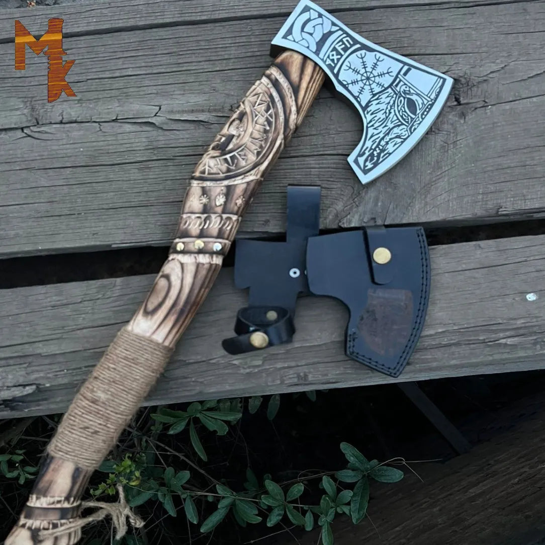 The Helm of Awe: A Mighty Viking Axe for Warriors