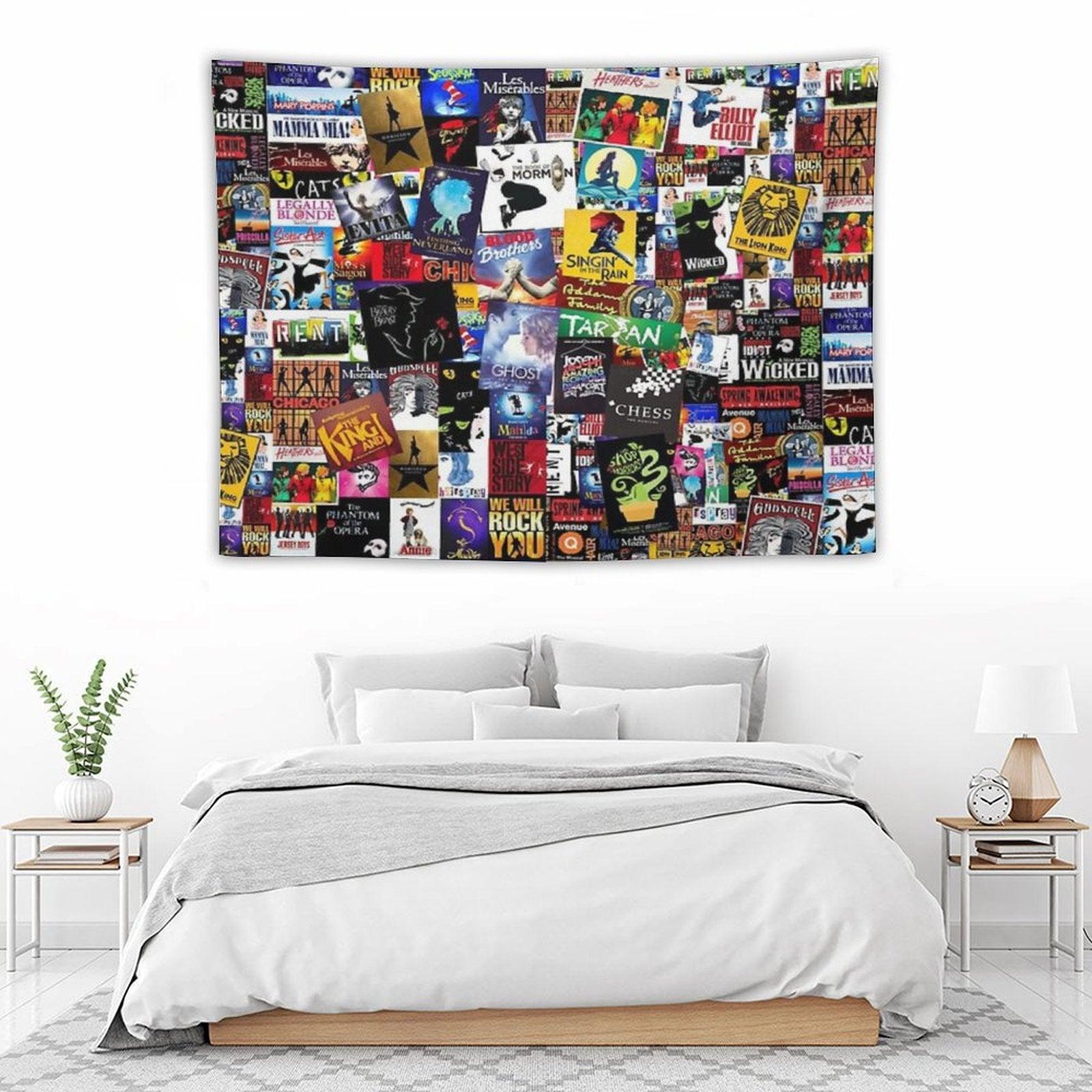 Musicals Collage IV Original Tapestry