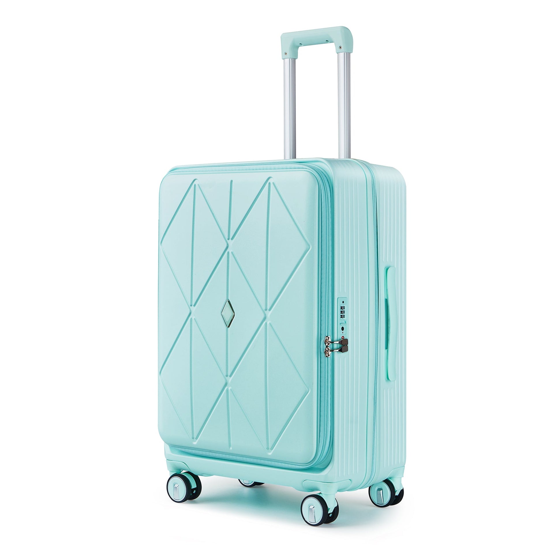 Luggage Sets 3 Piece(20/24/28), Expandable Carry On Luggage with TSA Lock Airline Approved, 100% PC Hard Shell and Lightweight Suitcase with Front Pocket and Spinner Wheels