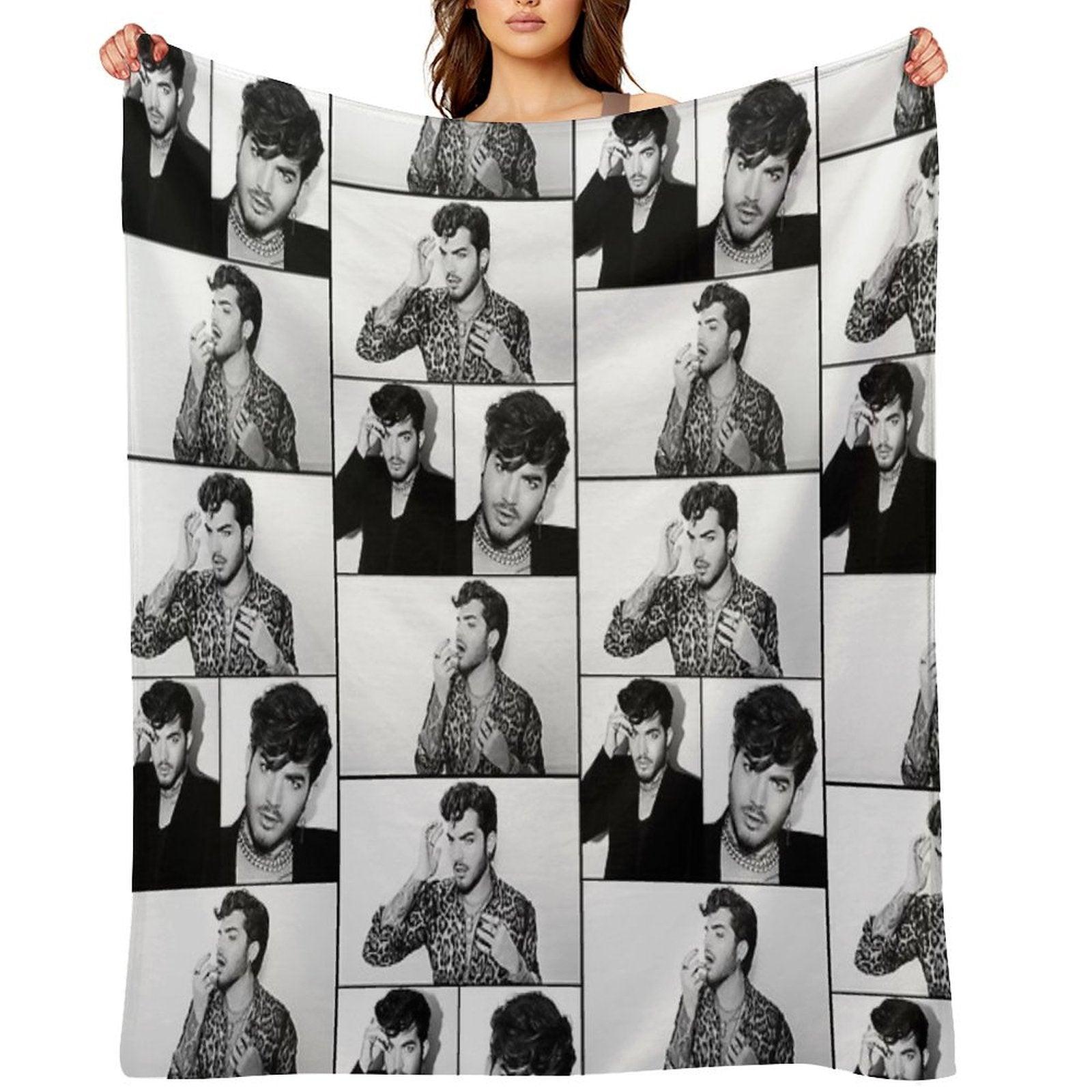 Stunning Adam Lambert Throw Blanket